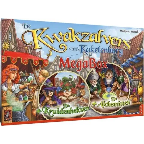 De Kwakzalvers van Kakelenburg Megabox Bordspel