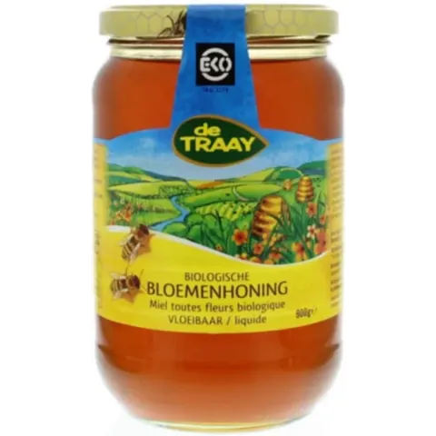 De Traay Bloemen Honing Eko 900 gr