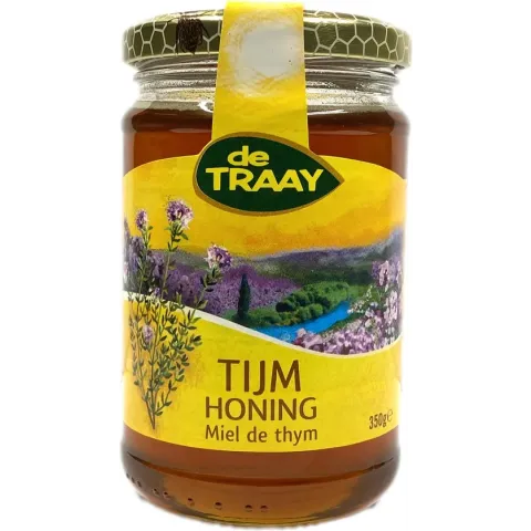 De Traay - Gangbare tijmhoning  - 350g - Honing - Honingpot