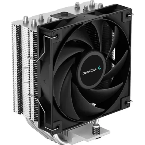 DeepCool AG400 4x Heat Pipe Single Tower CPU Air Cooler, 1x 120mm Hydro Bearing PWM High Performance Fan, Intel: LGA1700/1200/1151/1150/1155 AMD: AM5/AM4, Easy Install, 220W TDP