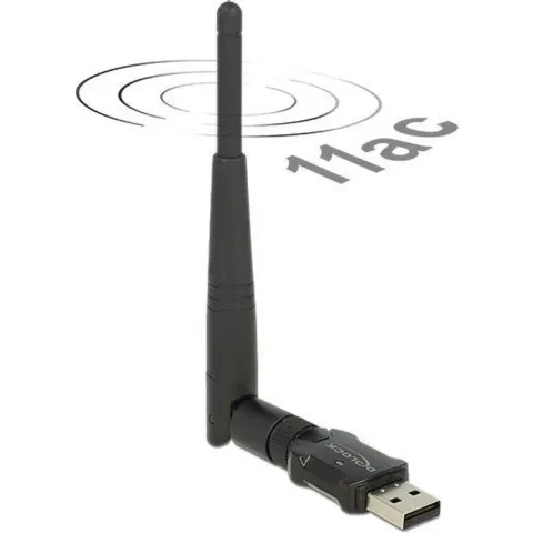DeLOCK 12462 netwerkkaart & -adapter WLAN 433 Mbit/s
