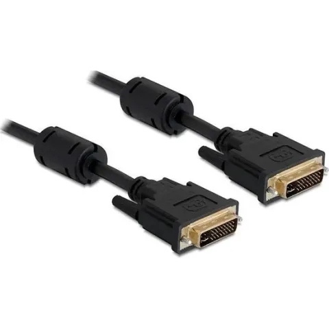 DeLOCK 2m DVI-I DVI kabel Zwart
