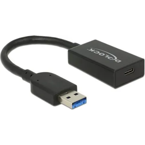 DeLOCK 65698 USB-kabel 0,15 m 3.2 Gen 2 (3.1 Gen 2) USB A USB C Zwart