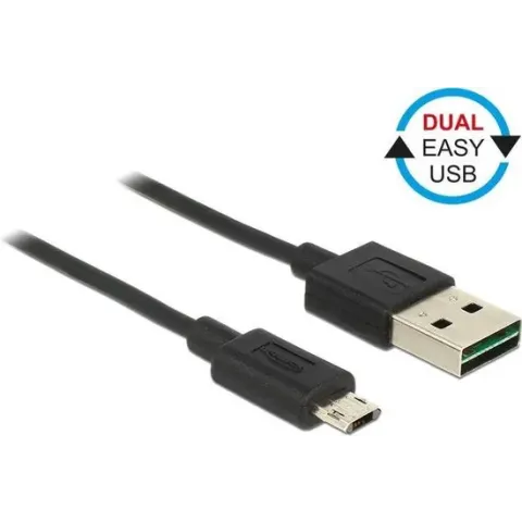 DeLOCK 83851 USB-kabel 3 m 2.0 USB A Micro-USB B Zwart
