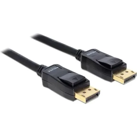 Delock - DisplayPort Beeldscherm Kabel - zwart - 5 meter
