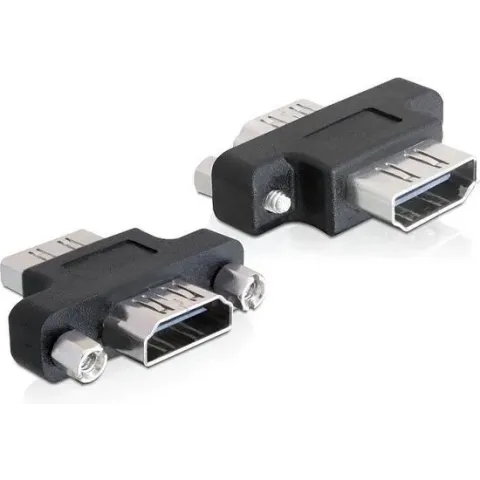 DeLOCK HDMI A 19-p HDMI A Zwart