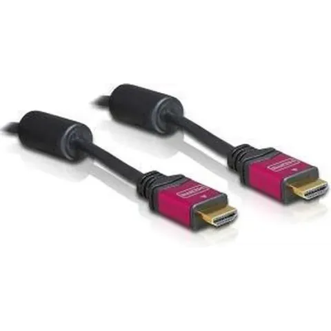 Delock - Kabel HDMI A-A St-St 1.3 1,8m rot Premium