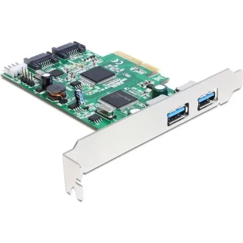 Delock - PCI Express Karte - 2 x extern USB 3.0, 2 x intern