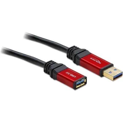 Delock - USB 3.0 Verlengkabel - Zwart - 5 meter