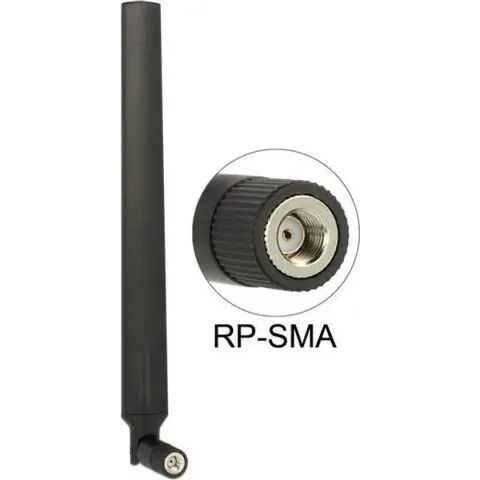 DeLOCK WLAN IEEE 802.11 ac/a/h/b/g/n Antenne met SMA-RP (m) connector - 4 - 7 dBi