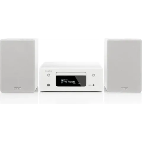 Denon CEOL N10 Home audio-minisysteem Grijs, Wit 130 W