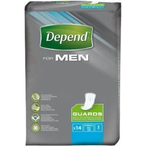 Depend For Men Guards - 14 stuks - incontinentie verband