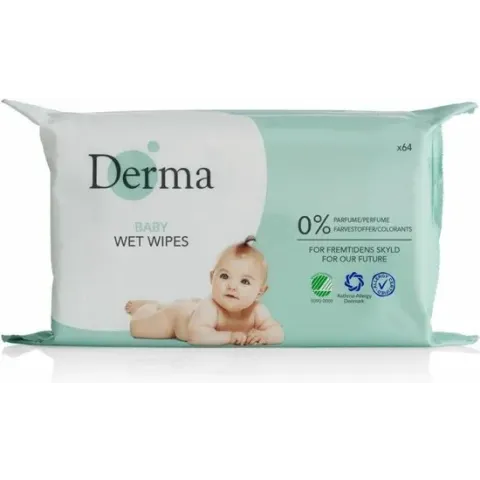 Derma eco baby doekjes billen doekjes voordeel 8 stuks