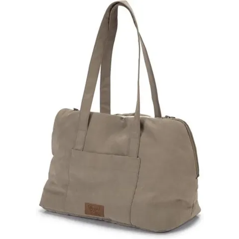 Designed by Lotte Bundu - Draagtas Hond - Beige - 40x20x28 cm