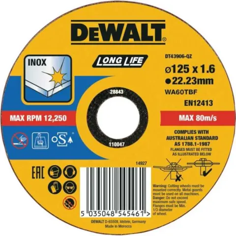 DeWALT Dewa Trennscheibe DT43906-QZ Edelstahl