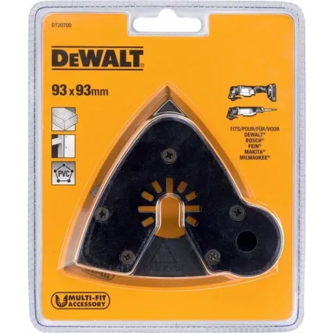 DeWalt DT20700 universeel multitool schuurplateau - 93x93x93mm