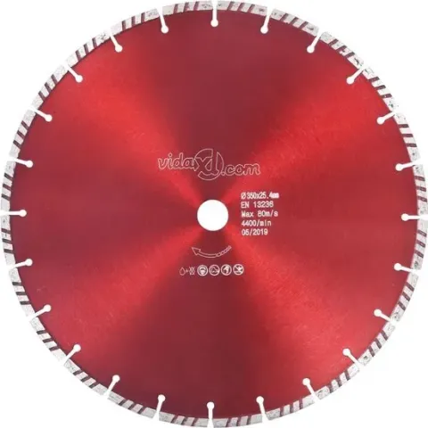 Diamantzaagblad met turbo 350 mm staal