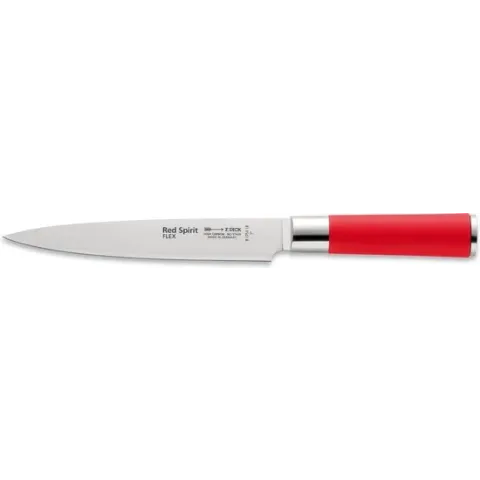 DICK fileermes Red Spirit | Professioneel fileermes van 18 cm van roestvrij staal | Hardheid 56 ° HRC