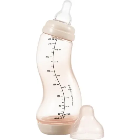 Difrax S-babyfles Anti-Colic - Natural - 250 ml - Blossom/Roze