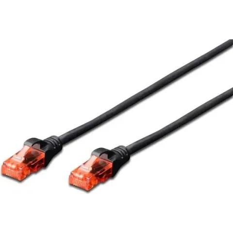 Digitus - CAT 6 U-UTP Netwerkkabel - Zwart - 3 meter