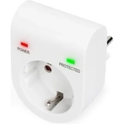 Digitus DN-95400 Overspanningsbeveiliging 1 AC-uitgang(en) 230 V Wit
