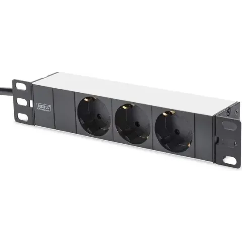 Digitus DN-95411 power uitbreiding 2 m 3 AC-uitgang(en) Zwart
