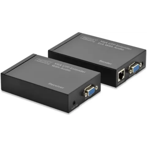 Digitus DS-53400 VGA Extender (verlenging) via netwerkkabel RJ45 300 m