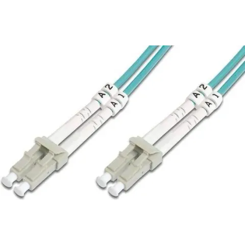 Digitus LC OM4, 10m Glasvezel kabel OFC OM2 Oranje