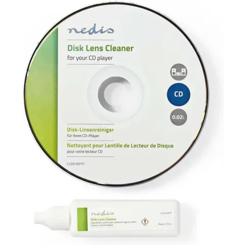 Disc Lensreiniger | Reinigingsschijf | 20 ml | CD-Speler