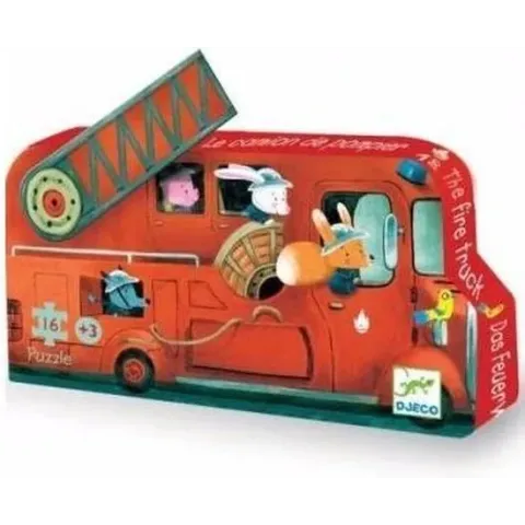 Djeco Puzzel Brandweer