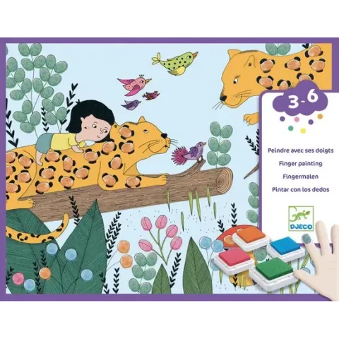 DJECO Touch and Paint! Finger Painting