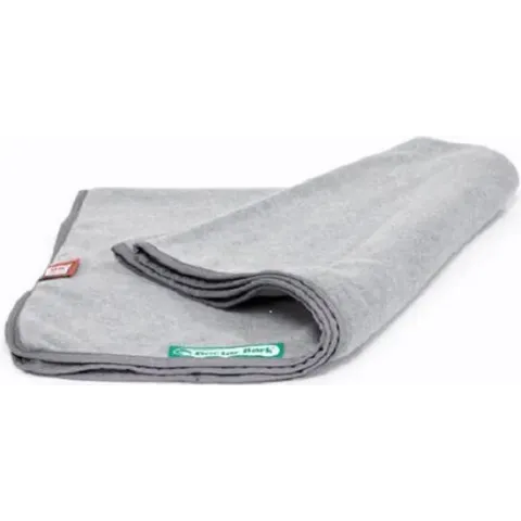 Doctor Bark zachte fleece deken lichtgrijs XL