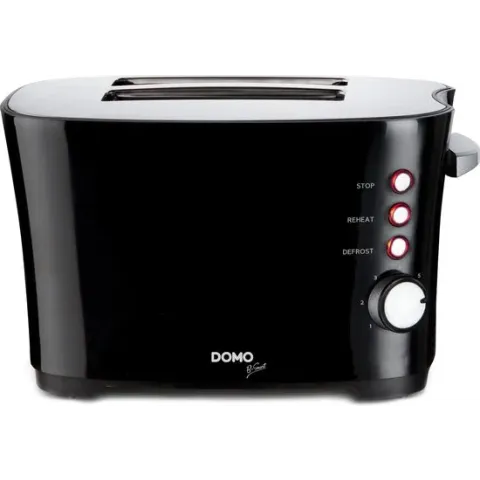 Domo DO941T - Broodrooster - 2 sleuven - B-Smart - Zwart