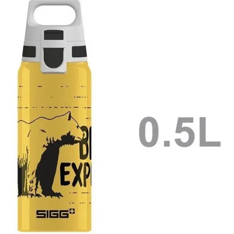 drinkbeker Brave Beer jongens 0,5 liter aluminium geel