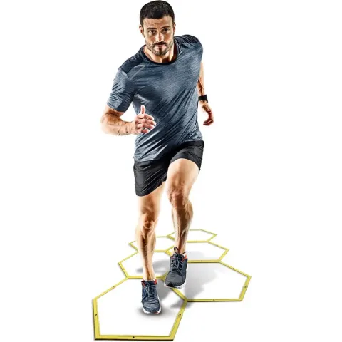 Dunlop Fitness-Hoepels - Agility Training - 6 Stuks - Opvouwbaar - Met Opbergtas