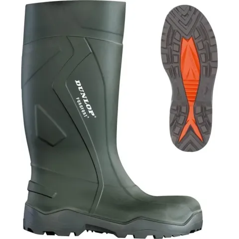 Dunlop Veiligheidslaars S5 Purofort Plus Groen - Werklaarzen - 42
