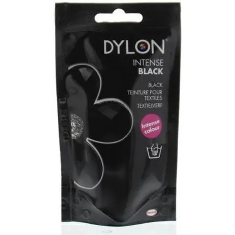 DYLON Handwas Textielverf - Velvet Black - Zwart - 50 gr
