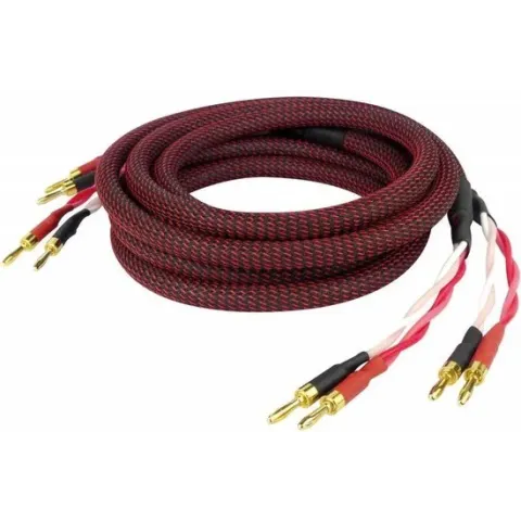 Dynavox High-End 4 x 2.5mm² twisted Luidspreker-kabel 2x3 meter (voor 2 speakers)
