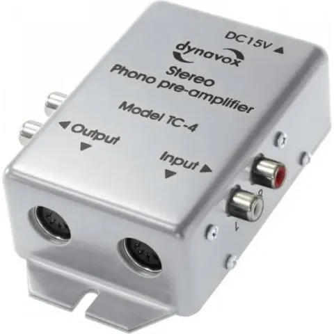 Dynavox TC4 Phono voorversterker Zilver