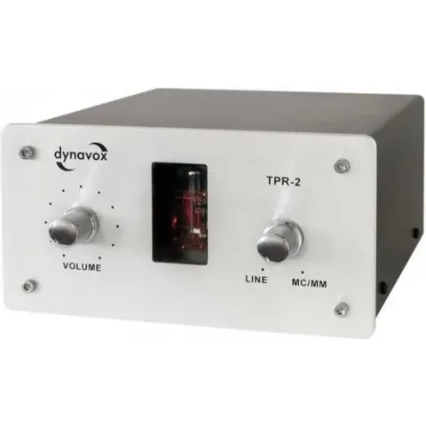 Dynavox TPR-2 phono voorversterker MM/MC met buizen in zilver