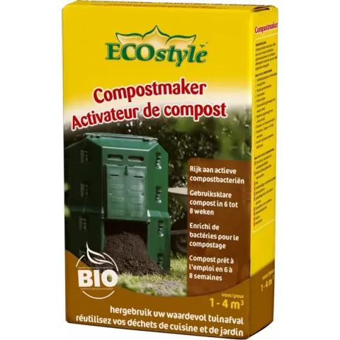 ECOstyle Compostmaker - Compost in 6 tot 8 Weken - Rijk aan Compostbacteriën - Hergebruik Tuinafval - Voor 1-4 M3