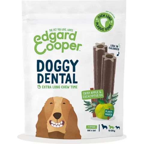 Edgard & Cooper Doggy Dental Sticks Appel & Eucaliptus Medium