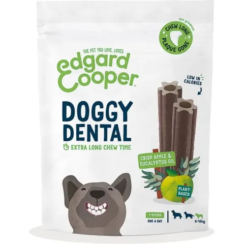 Edgard & Cooper Doggy Dental Sticks Appel & Eucalyptusolie Small