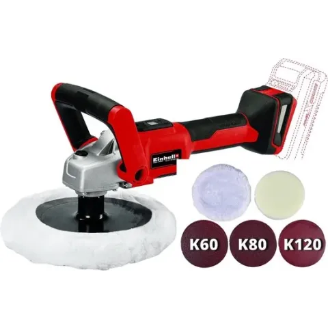 EINHELL CE-CP 18/180 Li E Solo Accu Polijst-/Schuurmachine Power X-Change