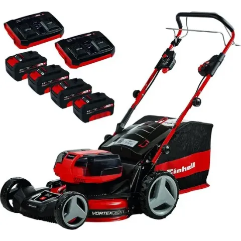 EINHELL GE-CM 36/47 S HW Li Kit 4.0 Ah, Accu Grasmaaier, 4 Accu's, Power X-Change