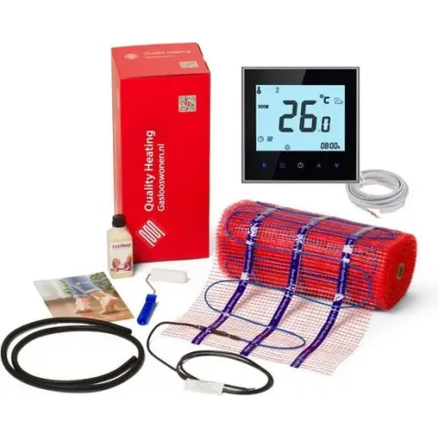 Elektrische vloerverwarming set 3,0M2 480 Watt