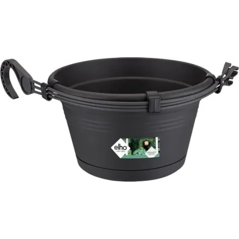 Elho Hangschaal Green Basics - Hangpot - 28x17cm Zwart
