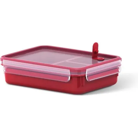 EMSA CLIP & MICRO 1.2l Rechthoekig Set Rood