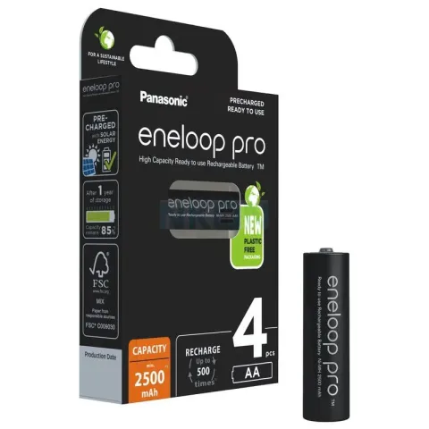Eneloop Pro AA 2500 mAh Blister 4