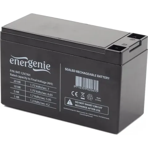EnerGenie BAT-12V7AH - Batterij 12V 7AH